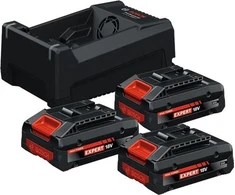 Bosch ST Starter Set 3x4 EXBA, GAL 12V/18V-80, CT