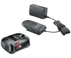Bosch 1 600 A02 625, akumuliatoriaus ir kroviklio rinkinys, 2.5 Ah, 18 V, Bosch, Juodas, 2 A