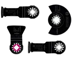 Bosch 2 608 661 696, Peilių rinkinys, Mediena, Aukšto anglies kiekio plienas (HCS), 4 vnt., Lizdinė plokštelė