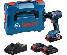 Bosch GSR 18V-65 Professional, Pistol grip drill, Key, Juodas, Mėlyna, 2100 RPM, 550 RPM, 2100 RPM