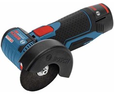 Bosch akumuliatorinis kampinis šlifuoklis GWS 12 V-76 Solo Professional, 12V (mėlynas / juodas, without battery and charger) - be akumuliatoriaus ir kroviklio