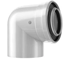 Bosch Alkūnė DN60/100 87° subalansuotas išmetimas
