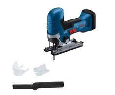 Bosch GST 18V-125 S PROFESSIONAL, cilindrinė rankena, juoda, mėlyna, raudona, 90°, bešepetėlinis, 3500 aps./min., 12,5 cm - SOLO