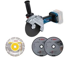 Bosch GWS 18V-180 PC Professional, 2.8kg - be akumuliatoriaus ir kroviklio