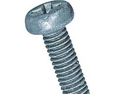 Bossard PH maskinskrue M6x20mm - 4.8 FZB, cilindro formos, m/krydskrue Phillips H forma, 100 vnt.