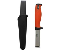 BOXER Boxer® stemmejernskniv med skede - rustfri