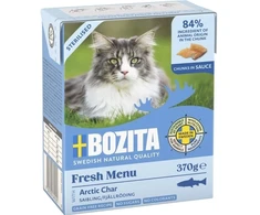 Drėgnas Kačių Maistas - Bozita Fresh Menu Sterilizuotas Arktinis Šamas 370g