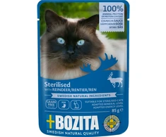 Konservai katėms Bozita Cat Sterilised su elniena, 85 g, 1 vnt.