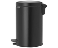 Brabantia šiukšliadėžė Newicon pedalo šiukšliadėžė 12 l juoda matinė 113741