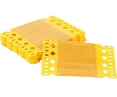 Brady B-7644 Polipropileno žymė ant geltonų kabelių etikečių, 15 mm etiketės ilgis