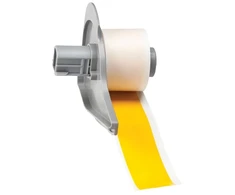 Brady M7C-1000-595-YL, geltona, permanentinis akrilas, ištisinė etiketė, 0,102 mm, terminis perdavimas, vinilas