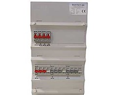 Bramtech Aps Surenkta skirstomoji plokštė UG18 - 2xHPFI 40 A, 3x4P 16 A, 4x2P 10 A, 1xTransientinė