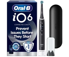 Oral-B iO6 electric dantų šepetėlis, juodas + travel case