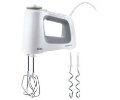 Plakiklis Braun HM5100 Multimix 5, Rankinis maišytuvas, Pilka, Balta, Maišymas, 1,55 m, Mygtukai, CE