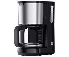 Kavos aparatas Braun IDCollection KF 1500, Espreso aparatas, Malta kava, 1000 W, Juoda