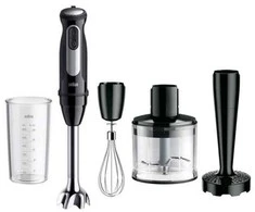 Braun MultiQuick 5 Pro, Immersion plakiklis, 0.6 L, 1.2 m, 1000 W, Juodas, Sidabrinis