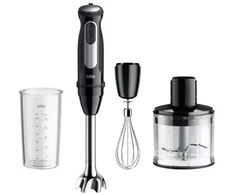 Braun MultiQuick 5 Pro MQ 55236 M, Panardinamasis blenderis, 0.6 L, 1.2 m, 1000 W, juodas