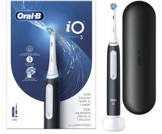 Braun Oral-B 8006540731536, Suaugusiems, Besisukantis-vibruojantis dantų šepetėlis, Kasdienė priežiūra, Jautrus, Balinimas, Juoda, Balta, 2 min., Juoda