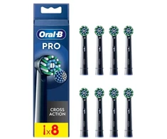 Dantų šepetėlis Braun Oral-B CBF-4 iO Ultimate Clean replacement brush galvutės, 4-pack, juodas
