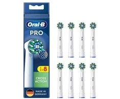 Braun „Oral-B CrossAction“, 8 vnt., Balta, 3 mėn., „Oral-B“, Dėžutė