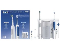 Dantų šepetėlis Braun Oral-B Center OxyJet burnos drėkintuvas + Oral-B Pro 1