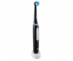 Oral-B iO 4, Suaugusiesiems, Besisukantis dantų šepetėlis, Kasdienė priežiūra, Jautrus, Super jautrus, Balinamasis, Juoda, Matinė juoda, Baterija