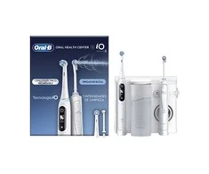 Braun Oral-B Elektrinis dantų šepetėlis | iO6 &amp; OxyJet | Įkraunamas | Suaugusiems | Šepetėlių skaičius galvutės įeina 2 | Number of teeth brushing modes 5 | Baltas