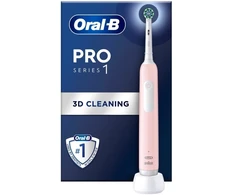 Braun „Oral-B Pro Series 1“, Suaugusiesiems, Besisukantis-vibruojantis dantų šepetėlis, Kasdienė priežiūra, Jautriems dantims, Balinimas, 20 000 judesių per minutę, Rožinė, 8800 judesių per minutę