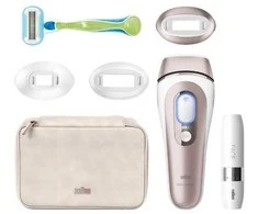 Braun Silk-expert Pro PL7249 intensyvios pulsinės šviesos (IPL) plaukų šalinimo prietaisas, auksinis, baltas