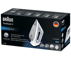 Braun TexStyle 3 SI 3054 Garinis lygintuvas Keraminis padas 2400 W Pilka