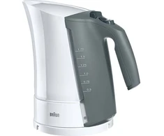 Virdulys Braun WK 300, 1,6 l, 2200 W, juoda, vandens lygio indikatorius, apsauga nuo perkaitimo, filtravimas