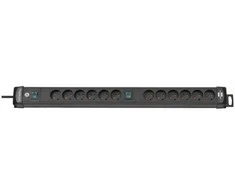 GMBH &amp; CO Brennenstuhl 1156005012 Lizdas su jungikliu, juodas, 1 vnt.