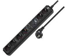 Listwa zasilająca Brennenstuhl Eco-Line WiFi 6 gniazd 1.5 m juoda (1159760946)