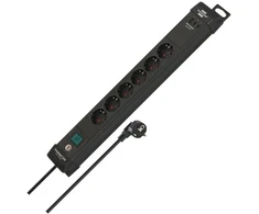 Listwa zasilająca Brennenstuhl Premium-Line 6 gniazd Juodas (1951160613)
