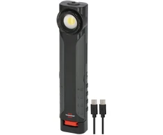 Brennenstuhl Įkraunamas LED prožektorius HL 600 AD su dinaminiu greitojo įkrovimo funkcija, 10 W, LED, 440 g, IP54, Juodas, Rankinis darbo šviestuvas