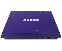 Vaizdo grotuvas „BrightSign AU335“ medijos grotuvas, mėlynas