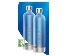 Brita 1043722, Gazuoto vandens butelis, Permatomas, PET, 1 l, 2 vnt., Bisfenolis A (BPA)