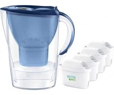 Brita Marella XL jug + 4 Maxtra cartridges mėlynas