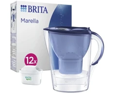 Brita Marella, rankinis vandens filtras, 2,4 L, mėlyna, permatomas
