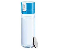 Brita Fill&amp;Go, Vandens filtravimo butelis, 0,6 l, Mėlynas, Permatomas