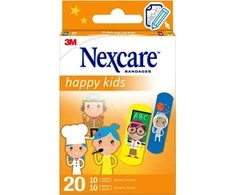 Vaikiški pleistrai Profesijos 20 įvairių vienetų Nexcare