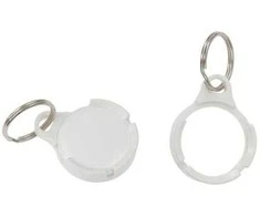 Brodit Brodit 216215, Žiedas, Baltas, Raktų ieškiklio žiedas, Apple AirTag, 34 mm, 34 mm