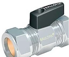 Broen Ballofix 15x15 mm su rankena - Spaustukas, modelis t.cu ir Pex