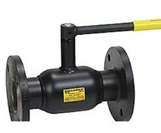 BROEN Ballomax DN 100 flanšas/flanšas, su rankena