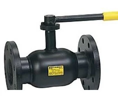 BROEN Ballomax DN 125 flanšas/flanšas, su rankena