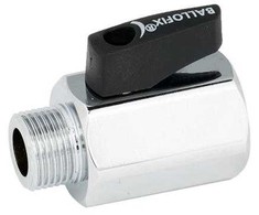 Broen Mini rutulinis vožtuvas v/n 1/2-3/8'' trišakis su rankena