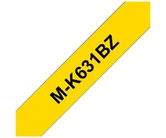 Brother P-touch MK631BZ;geltona/juoda 4m (12 mm)