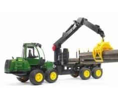 BRUDER JOHN DEERE 1210E, 4 yr(s), Polycarbonate, Juodas, Žalias, Geltona