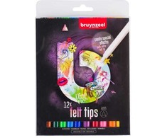 BRUYNZEEL SAKURA Bruynzeel Super point veltinio antgalių rinkinys, lengvas | 12 spalvų