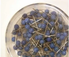 Büngers Kortelės smeigtukas 15 mm mėlynas (100)